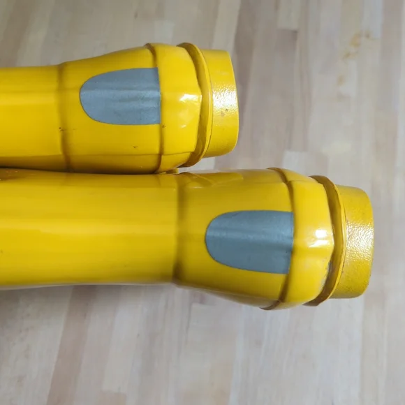 Hunter Original Kids Gloss Classic Yellow Rain Boots Big Kid 4 Youth - Picture 9 of 11